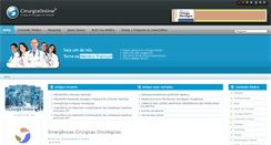Desktop Screenshot of cirurgiaonline.com.br